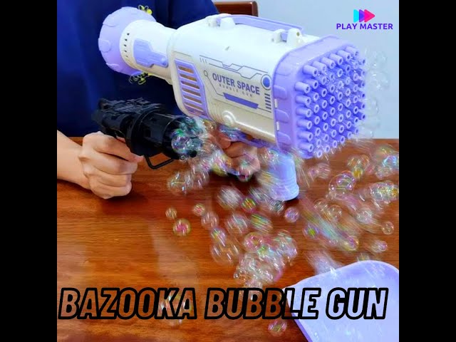 60 Holes gatling Bazooka Bubble gun | biggest Bubble gun of 2022 | Full unboxing video | playmaster