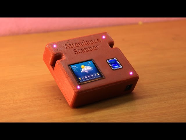 how to make attendance scanner machine using iot at your home