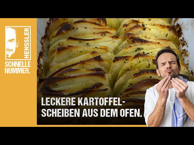 Schnelles Leckere Kartoffelscheiben aus dem Ofen Rezept von Steffen Henssler | Günstige Rezepte