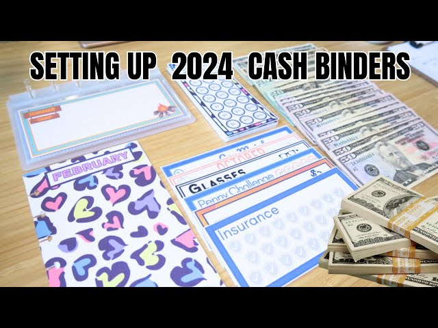 Setting up my binders for the new year | beginner friendly cash budgeting system | Jordan Budgets