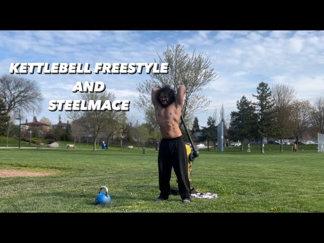 Ep. 163 - Kettlebell Freestyle and Steelmace Workout At The Park