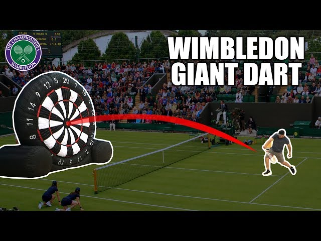 WIMBLEDON Giant Tennis-Dart Competition | SweetSpotSquad