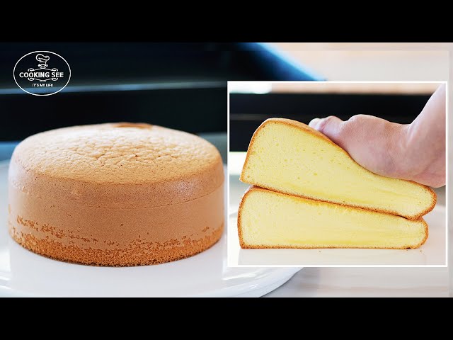 How to make Vanilla Sponge Cake / fluffy cake Recipe / Easy Cake / Genoise