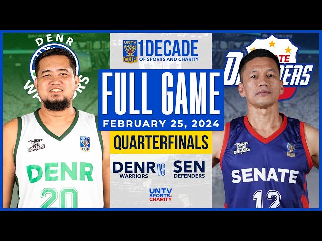DENR Warriors vs Senate Defenders FULL GAME – February 25, 2024 | UNTV Cup Season 10