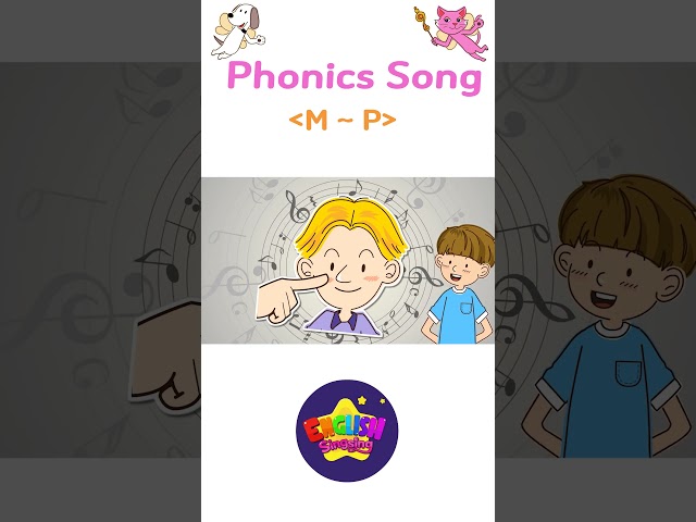 Phonics Song 1 (M~P) (Phonics) - English song for Toddlers - English Sing sing #shorts