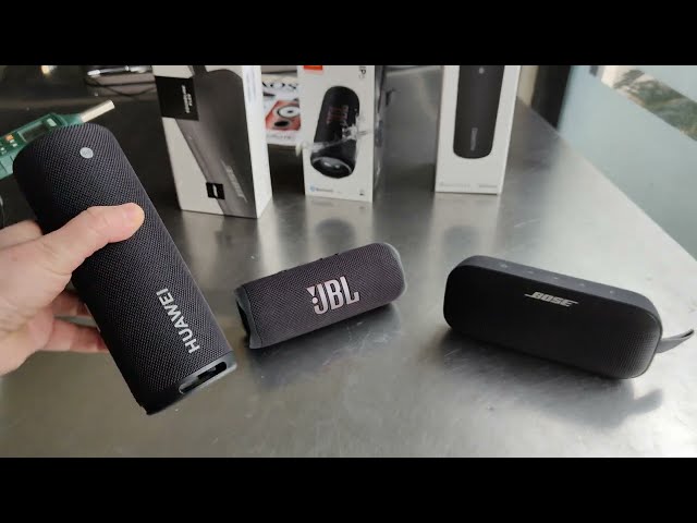 Bose Flex, JBL Flip 6 and Huawei Sound Joy | Bluetooth trio in test!  Which is the best?