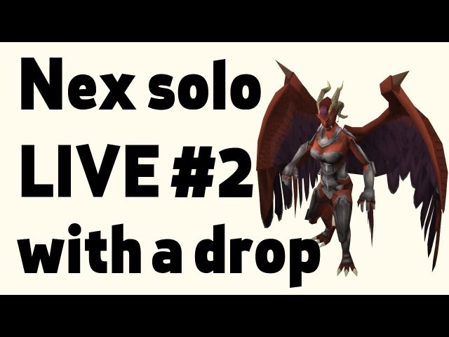 Nex solo livestream w/ Tetsu armour (1:24:53 for drop)