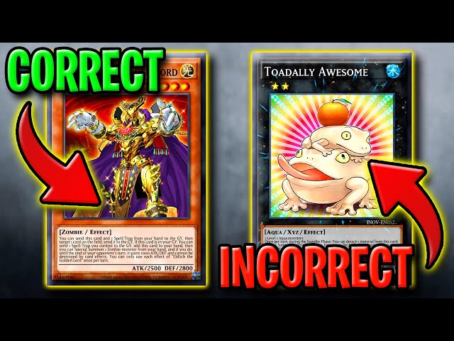Your favourite cards are NOT good choices