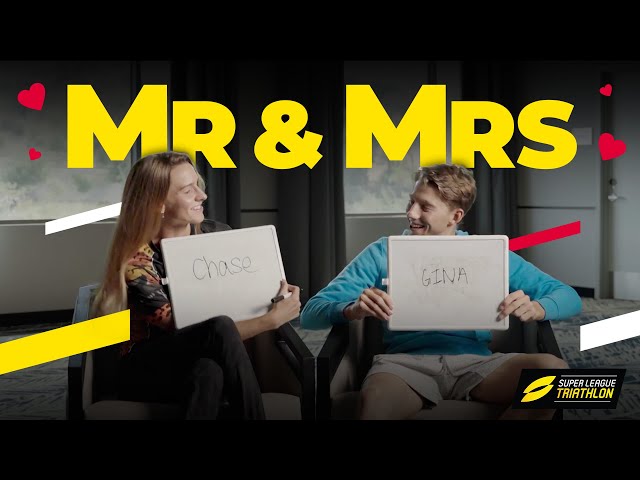 Chase McQueen & Gina Sereno Play Mr & Mrs | Super League Triathlon