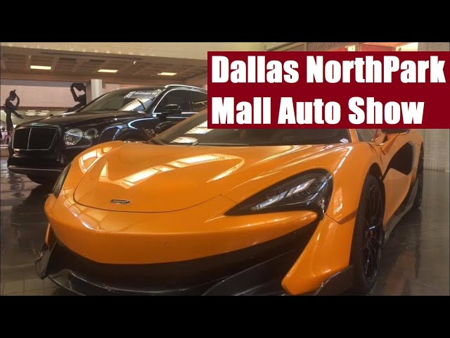 Exploring NorthPark Mall Dallas, Texas: Auto Show! (McLaren, Bentley, etc)