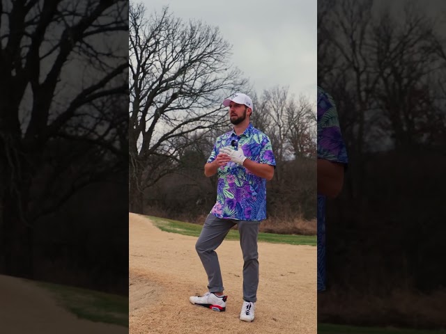 Guy trying too hard to be funny on the golf course