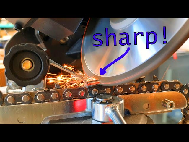How to Sharpen a Chainsaw with Elegant Efficiency [smoother & straighter cuts]