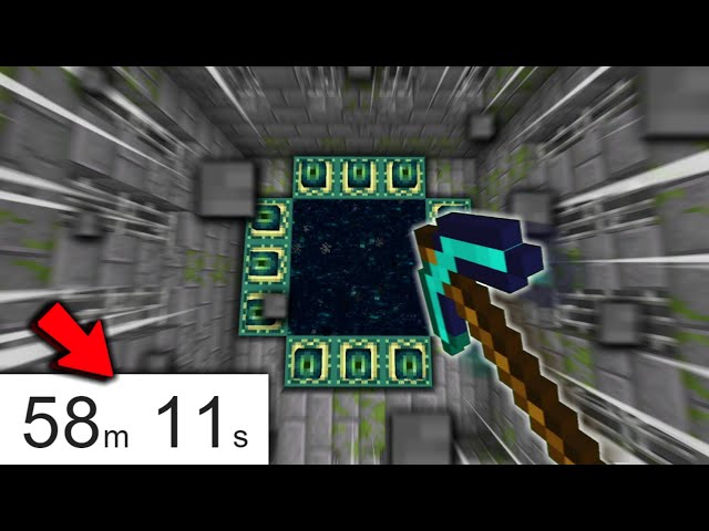 Minecraft, but it's a Speedrun to Beat the Game