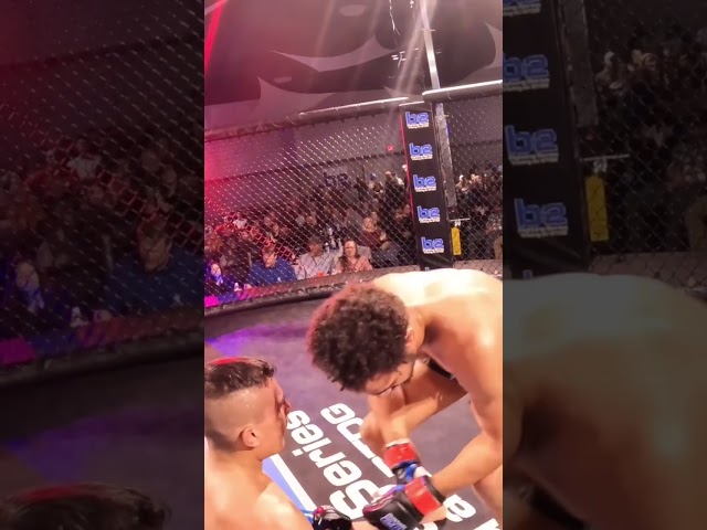 Crazy Submission view from Ref Cam