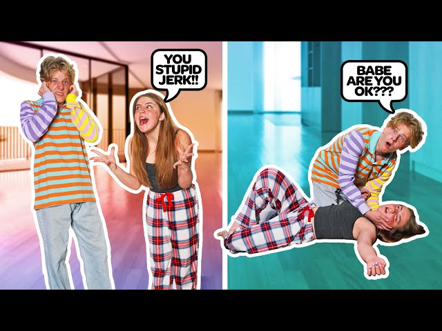 Starting An Argument Then Passing Out Into My Boyfriends Arms Prank *cute reaction*| Piper Rockelle