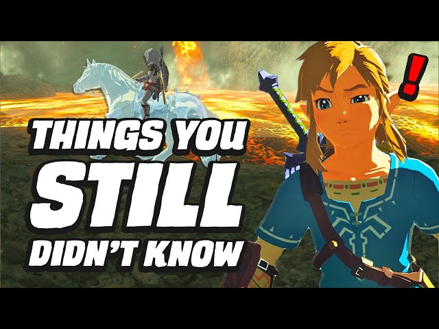 22 MORE Things You STILL Didn't Know In Zelda Breath Of The Wild