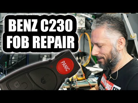 Mercedes Benz C230 Fob Repair - Customer didn't mention Liquid Damage