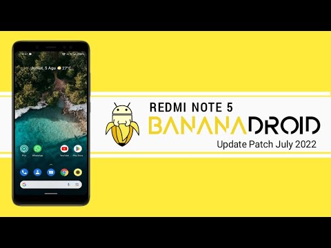 BananaDroid v5 Android 11 For Redmi Note 5 By zacky_ma