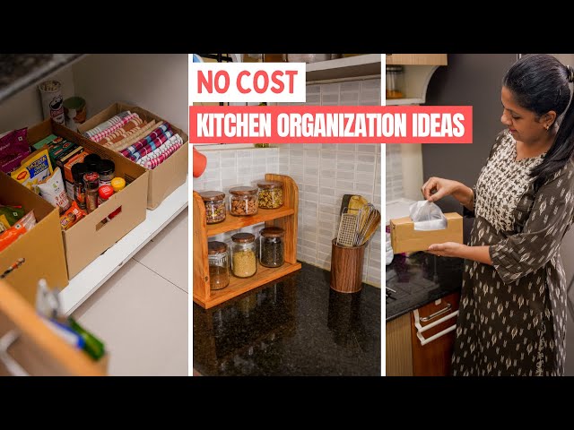 11 No Cost Kitchen Organization Ideas | Organize Your Kitchen for Free