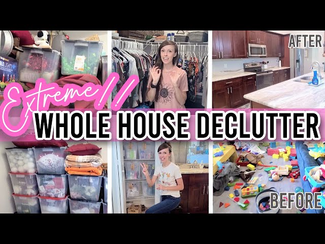 ✨EXTREME✨ Whole House DECLUTTER | SIMPLE METHOD | DECLUTTERING MARATHON | Shelby Marybeth