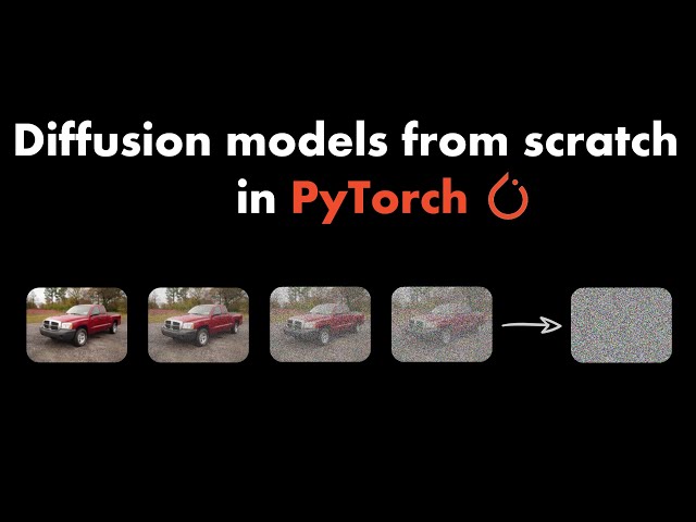 Diffusion models from scratch in PyTorch