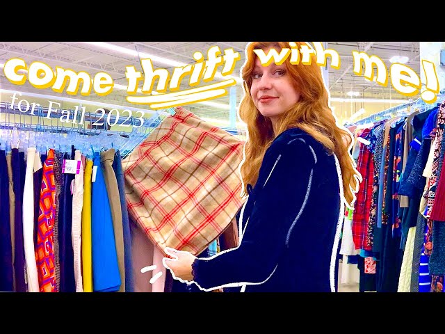 Come Thrift With Me for FALL 2023! | pinterest-inspired thrift haul, fall trends, vintage gems