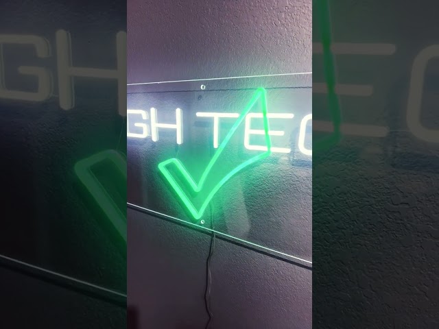 YNEON made me a custom sign for my channel!