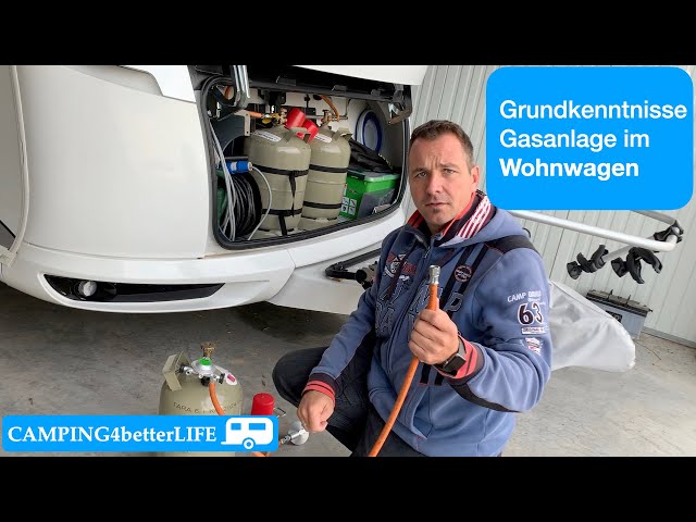 Camping Grundwissen Gasanlage Wohnwagen - inkl. Gasaussensteckdose