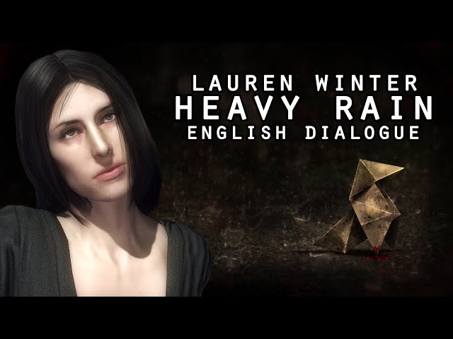 All English Dialogue | Lauren Winter (Heavy Rain)