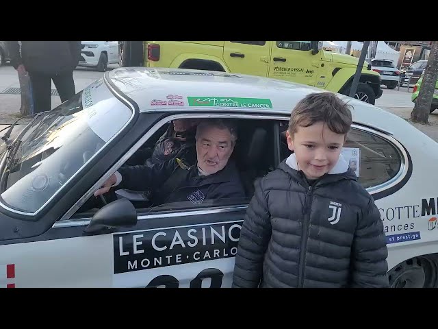 Arrivée du Rallye Monte Carlo Historique 2024 à Valence