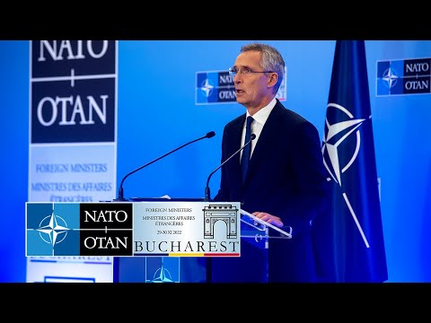NATO Secretary General, Press Conference at Foreign Ministers Meeting, Bucharest Romania 29 NOV 2022