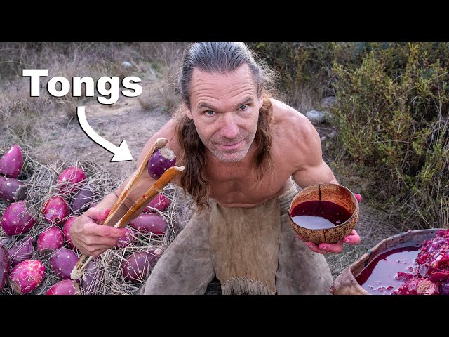 Primitive Safety Tongs & Prickly Pear Juice Extraction