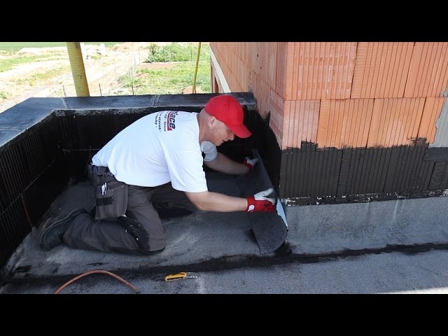 #074 Spodní vrstva izolace rovné střechy nad garáží | Dodavatel: DEK a.s. | Svépomocí ŽIVĚ