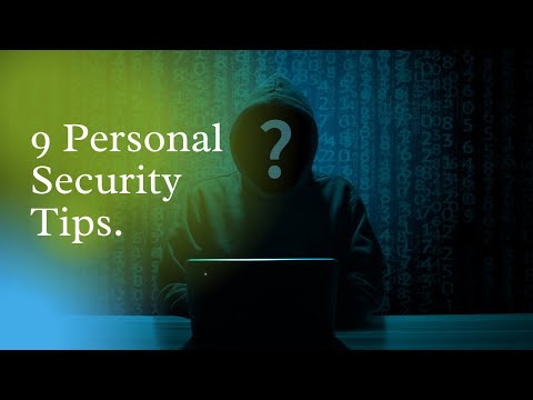 9 Personal Security Tips