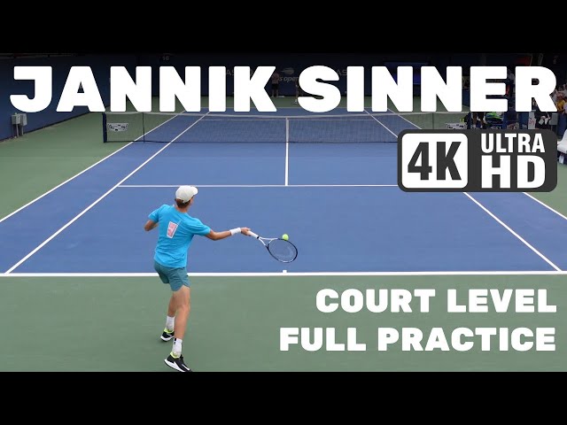 Jannik Sinner | Court Level Practice [2023 US Open]