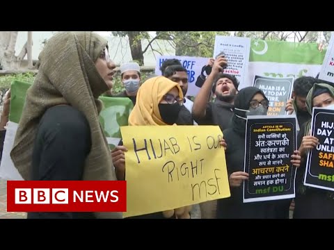 Protests in India as Karnataka state moves to ban hijabs in schools - BBC News