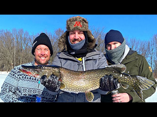 Mississippi River Backwater Ice Fishing ~ Poor Man’s Lobster ~ {Catch, Clean, Cook}