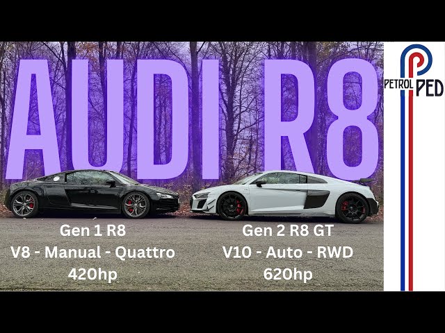 Audi R8 Head-to-Head - V8 vs V10 - The First vs The Very Last ! | 4K