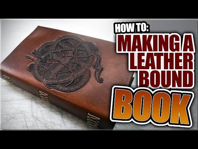 How to EASILY make a Leather Bound Book
