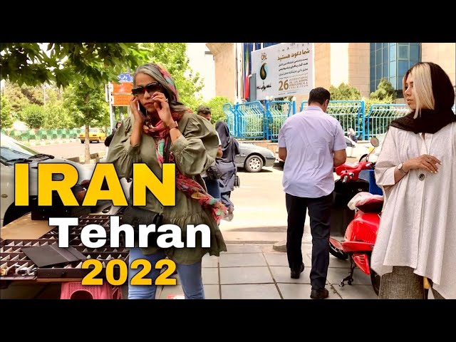IRAN - Walking In Tehran Vanak Square to Mirdamad Tehran Vlog 2022 ایران