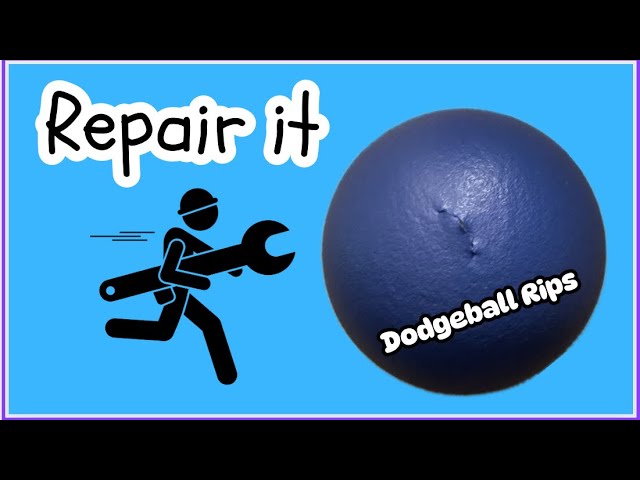 How To Repair Ripped Dodgeball | Physical Education Equipment | Simple and Effective