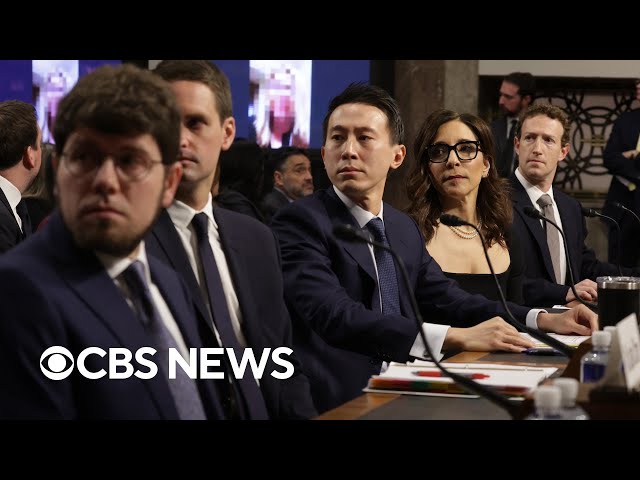 Social media CEOs testify before Senate committee on child safety | full video