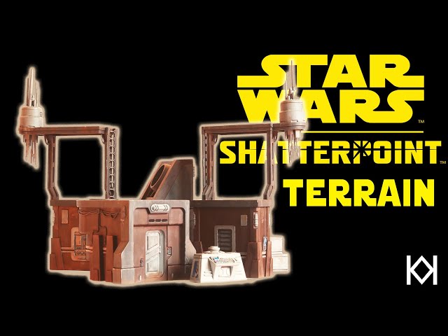 Building and Painting Start Wars Shatterpoint Terrain