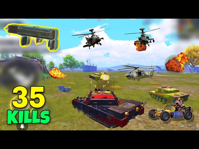 USING TANK TO KILLS 35 PRO ENEMYS😱 IN PAYLOAD 3.0 | PUBG MOBILE