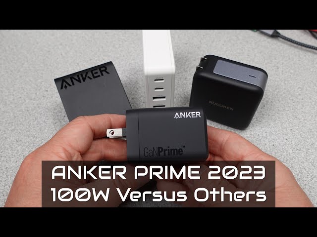 Anker Prime 100W A2343 versus 317 Rocoren and Monoprice USB Showdown