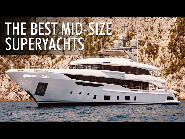 Top 5 Most Impressive Mid-Size Superyachts (40-60m) Worth $30 Million 2023-2024 | Price & Features