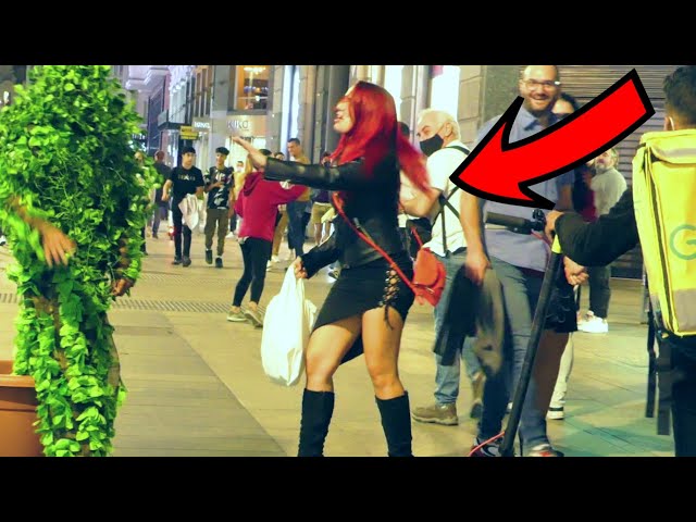 She Freaks Out and Apologizes For What she Did. Bushman Prank