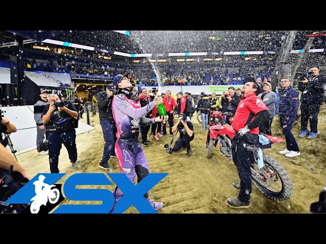 Supercross Round #10 450SX Highlights | Indianapolis, IN Lucas Oil Stadium | Mar 16, 2024