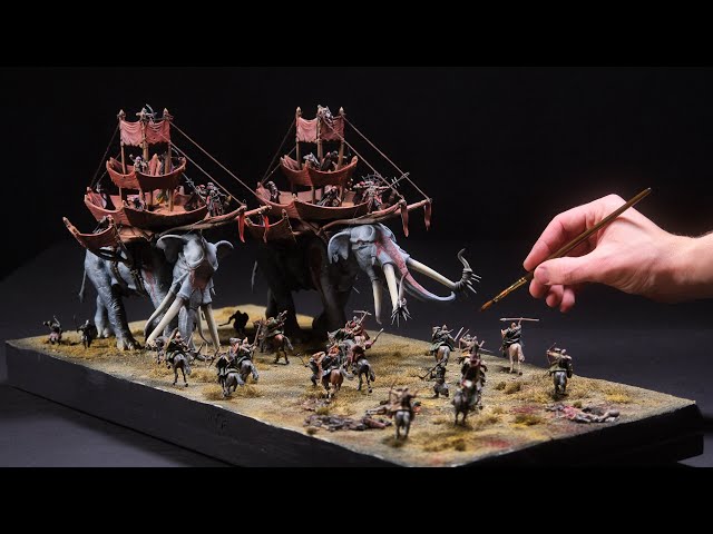 How to Make an Epic LOTR Battle | Diorama Craft