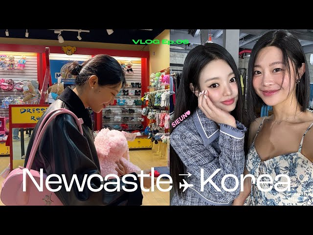 뉴캐슬 당일치기 + 한국 Vlog(ft.시은) | Short trip to Newcastle + Korea(ft. Sieun)